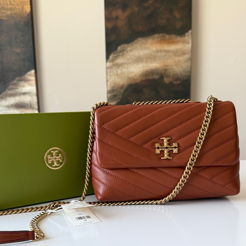 Tory Burch Kira Chevron Small Convertible Shoulder Bag